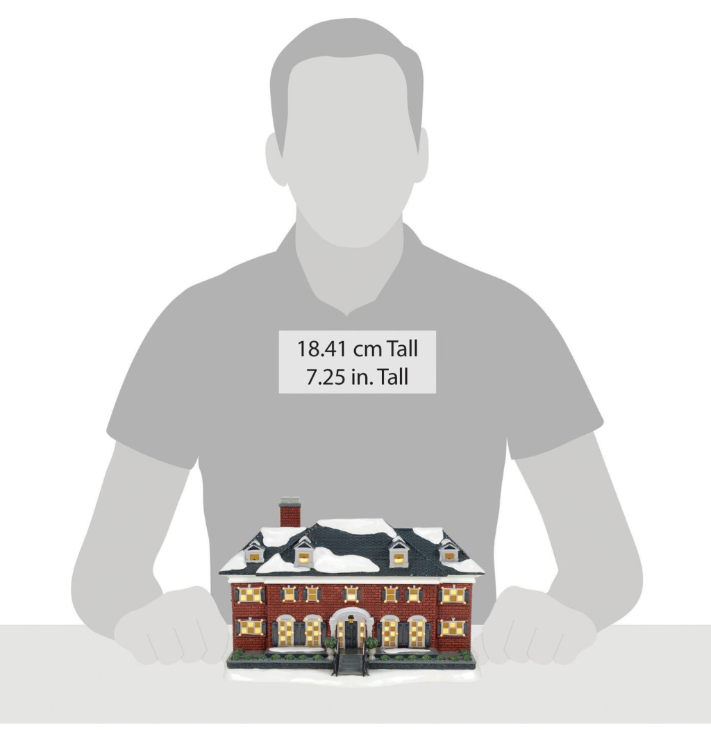 Department 56 Home Alone McCallister House + FREE Kevin Figurine