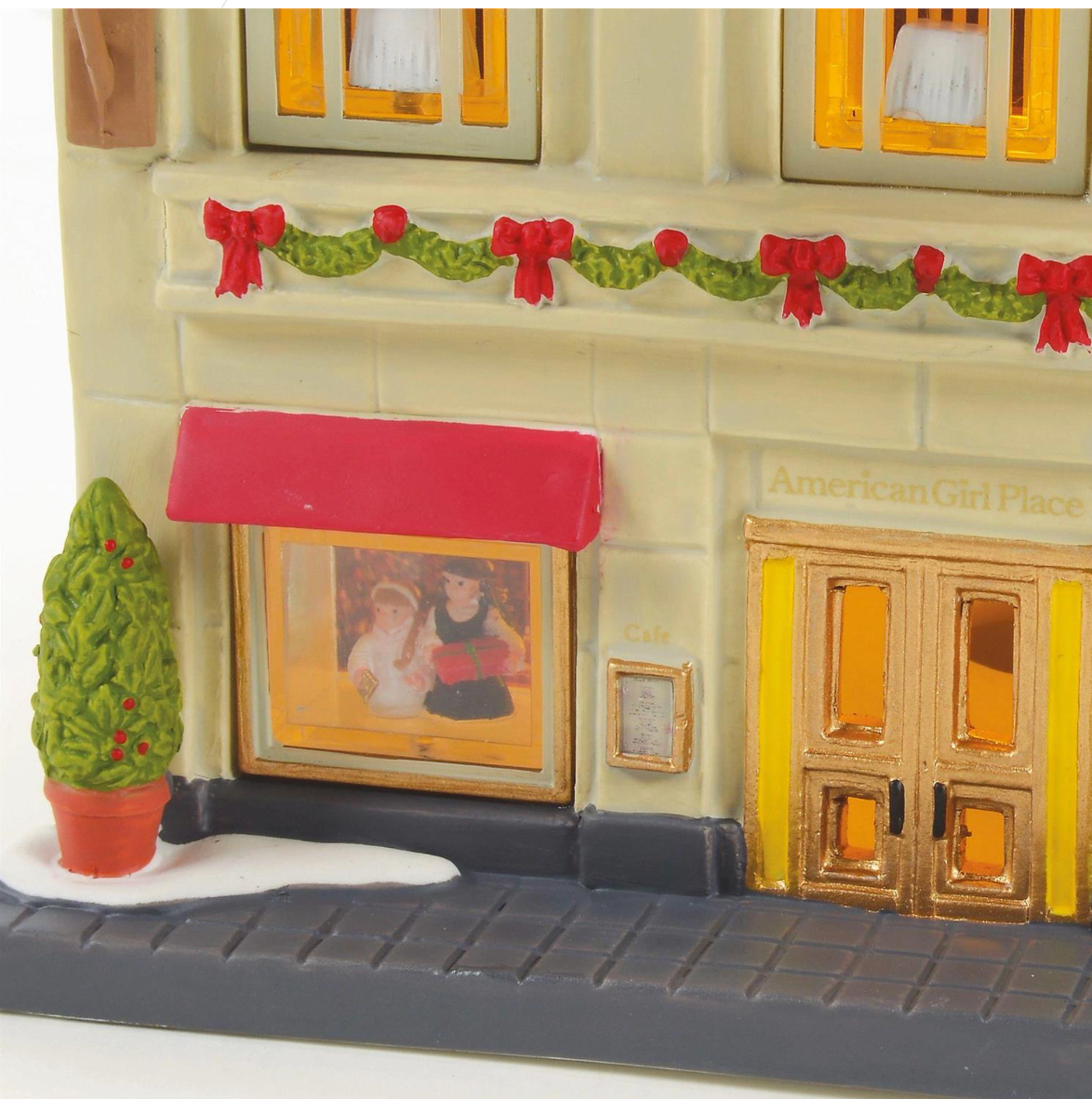Department 56 American Girl Place w FREE I Think She Loves It Figurine