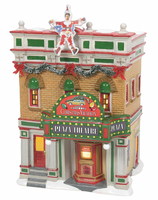 Department 56 Xmas Vac Premiere At The Plaza and FREE It Was An Ugly Tree Anyway